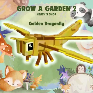 Golden Dragonfly - Grow A Garden 2 