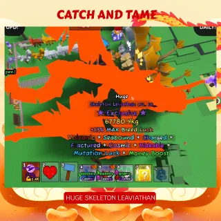RIDEABLE HUGE SKELETON LEVIATHAN | CATCH AND TAME