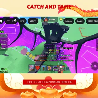 COLOSSAL HEARTBREAK DRAGON | CATCH AND TAME
