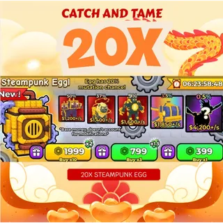 20X EXCLUSIVE STEAMPUNK EGG