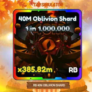 RAINBOW 40M OBLIVION SHARD | SECRET HUNTER ENCHANT | TAP SIMULATOR