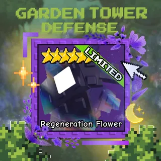 REGENERATION FLOWER | Garden Tower Defense