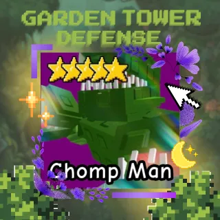 CHOMP MAN | GARDEN TOWER DEFENSE | CHOMPMAN