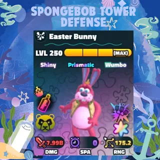 Easter Bunny (SS)(SW)(NC)(HDS)(LV250)(MAX) - Spongebob Tower Defense