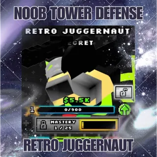 Retro Juggernaut - Noob Tower Defense