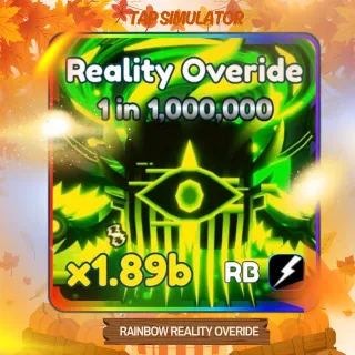 1.89B MAX LVL RAINBOW ELECTRIC REALITY OVERIDE | TAP SIMULATOR