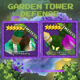 GNOMEBANG & ROCKETROOT | GARDEN TOWER DEFENSE