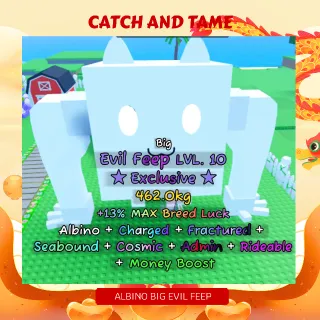 RIDEABLE ALBINO BIG EVIL FEEP | CATCH AND TAME