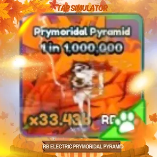 RAINBOW ELECTRIC PRYMORIDAL PYRAMID