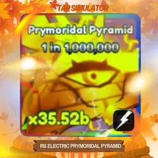 RAINBOW ELECTRIC PRYMORIDAL PYRAMID