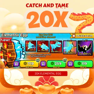 20x Exclusive Elemental Egg