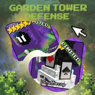 Transfigutation Flower & Shufflecap - Garden Tower Defense