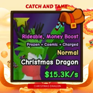 RIDEABLE CHRISTMAS DRAGON 