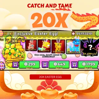 catch and tame - 20 easter egg