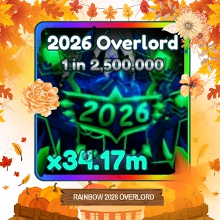 RAINBOW 2026 OVERLORD | TAP SIMULATOR