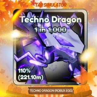 TECHNO DRAGON 110% ROBUX PET | TAP SIMULATOR