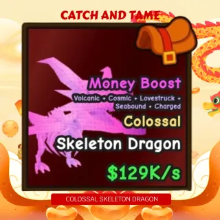 129k/s RIDEABLE COLOSSAL SKELETON DRAGON