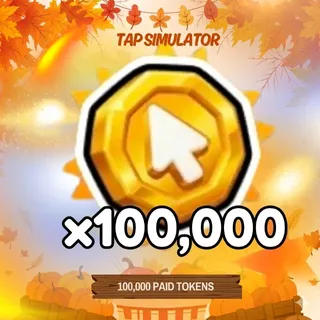 100,000 TOKENS | TAP SIMULATOR