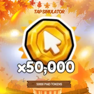 50,000 TOKENS | TAP SIMULATOR