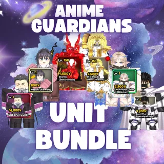 UNIT BUNDLE | DIO BRANDO, SHINRA, WAGURI, SUBARU, CARTETHYIA, BLAST | ANIME GUARDIANS