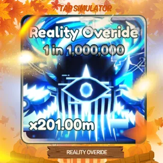 REALITY OVERIDE | TAP SIMULATOR