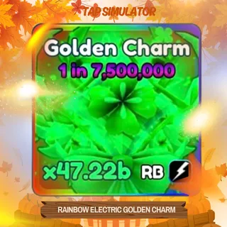 81.2B AT MAX LVL RAINBOW ELECTRIC GOLDEN CHARM
