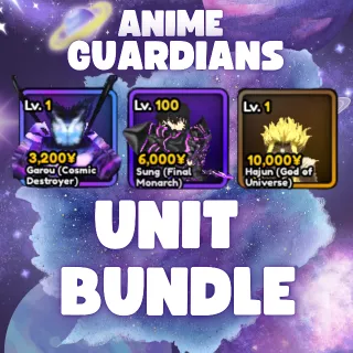 ANIME GUARDIANS UNIT BUNDLE - GAROU, SUNG, HAJUN