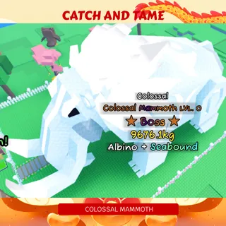 COLOSSAL ALBINO MAMMOTH