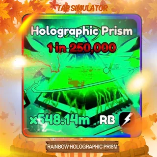 RAINBOW HOLOGRAPHIC PRISM | TAP SIMULATOR