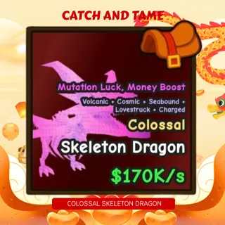 170k/s RIDEABLE COLOSSAL SKELETON DRAGON