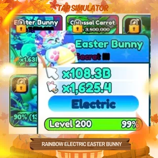 108.3B MAX LVL RB ELECTRIC EASTER BUNNY 