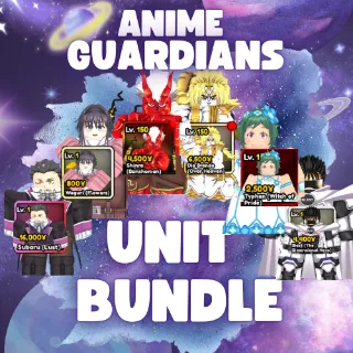 UNIT BUNDLE | SHINRA, DIO BRANDO, SUBARU, WAGURI, TYPHON, BLAST | ANIME GUARDIANS