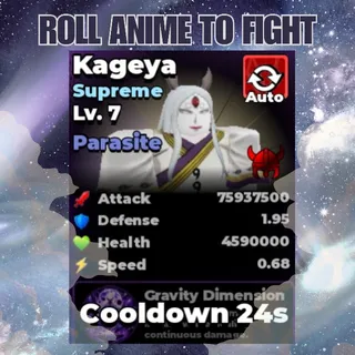 Level 7 - Parasite Viking Keguya | Supreme Keguya | Roll Anime to Fight
