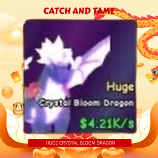 HUGE CRYSTAL BLOOM DRAGON