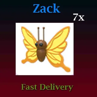 Yellow Butterfly 7X