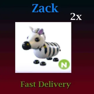2X Neon Zebra