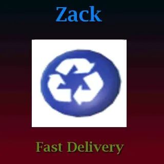 Eco Blue Recycling Bin Badge