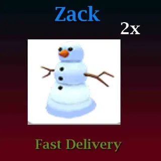 2X Placeable Snowperson