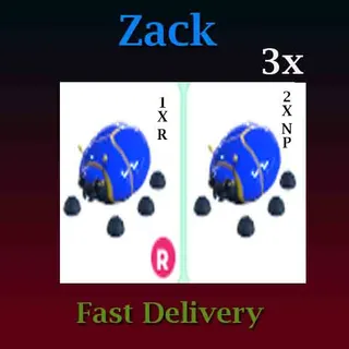 Giant Blue Scarab 3X