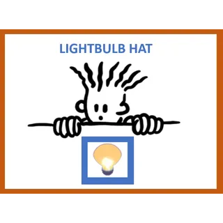 Lightbulb Hat