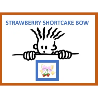 Strawberry Shortcake Bow