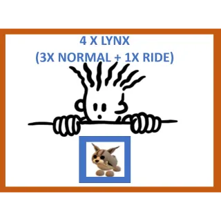 4x Lynx (3x Normal + 1x Ride)