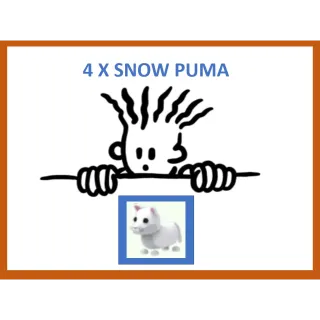 4x Snow Puma