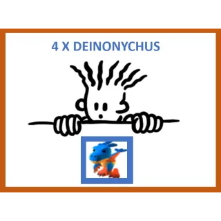 4x Deinonychus