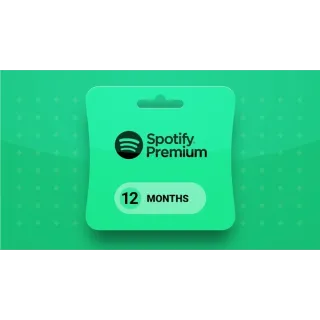 Spotify Premium Gift Card - 12 Months (Global)