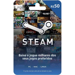 R$50.00 BRL Steam