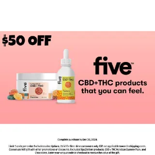 $50.00 Off FiveCBD.com