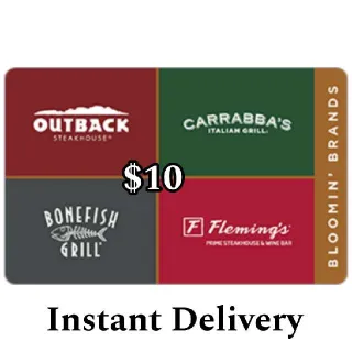 $10.00 Bloominbrands