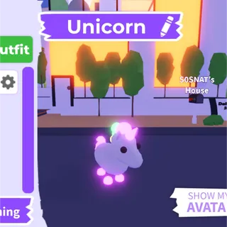 Neon Unicorn Adopt Me
