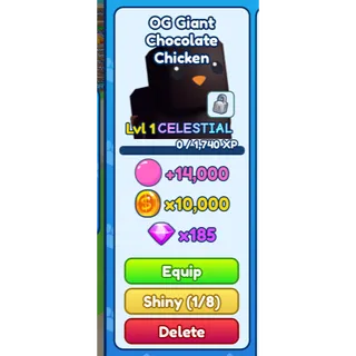OG giant chocolate chicken BGSI